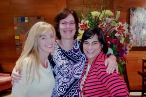 Angie Crowe, Kathleen Hogan, fellow Conquerors