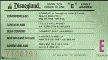 Old Disneyland E Ticket