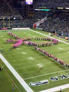 We were out there to form this ribbon...so fun